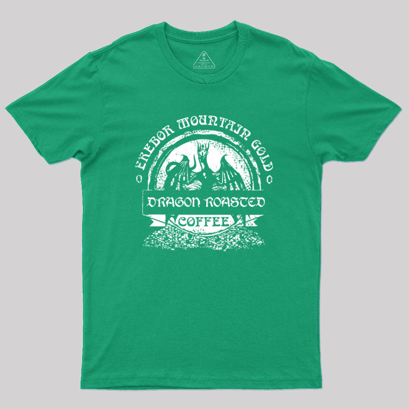 Erebor Mountain Gold Coffee Geek T-Shirt