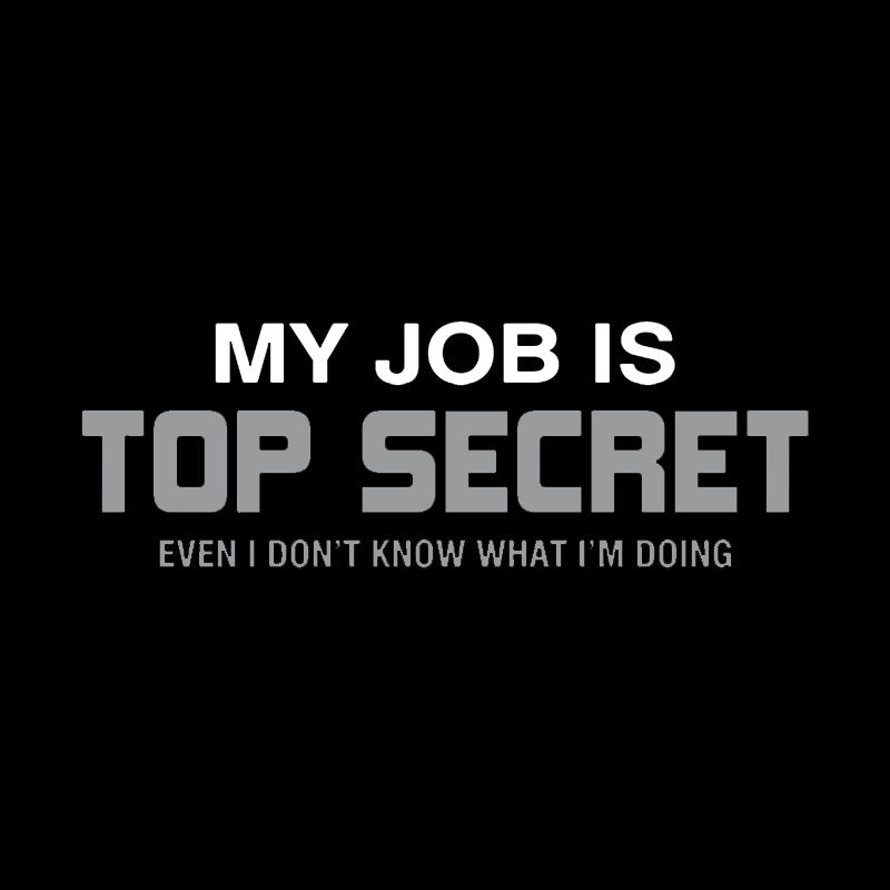 My Job is Top Secret Geek T-Shirt