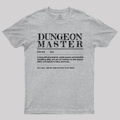 Dungeon Master Definition T-Shirt