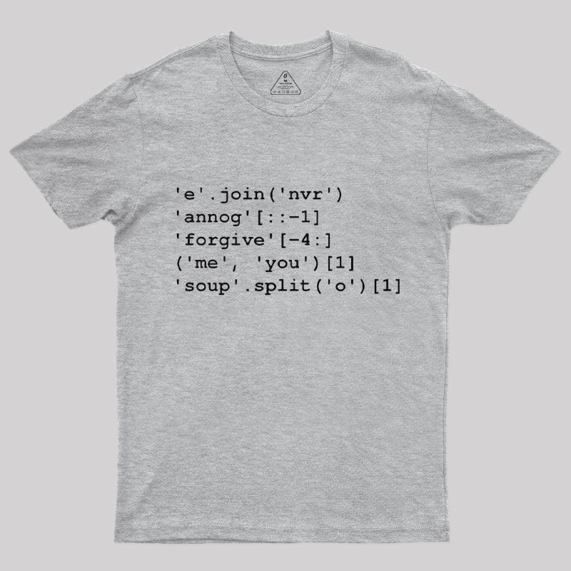 Rick Roll in Python T-Shirt