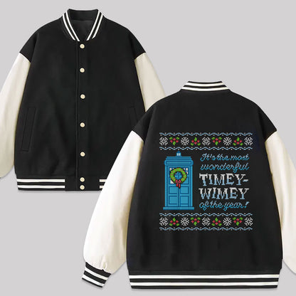 Timey-Wimey Baseball Jacket