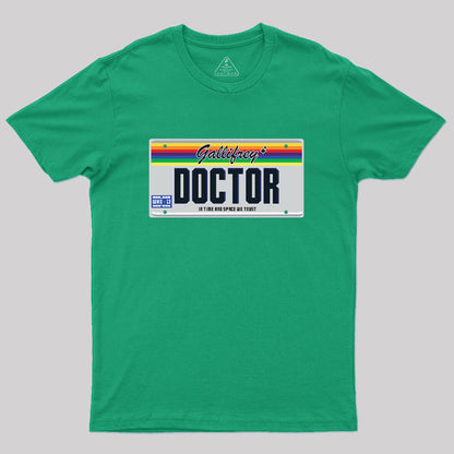 TARDIS and Registration T-Shirt