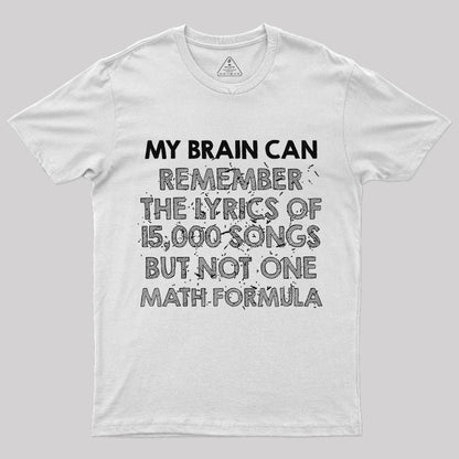 My Brain Can Remember T-Shirt