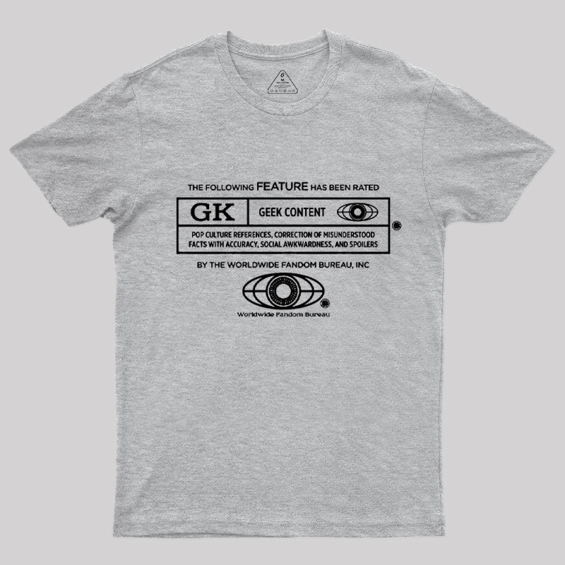 Rated Geek T-Shirt