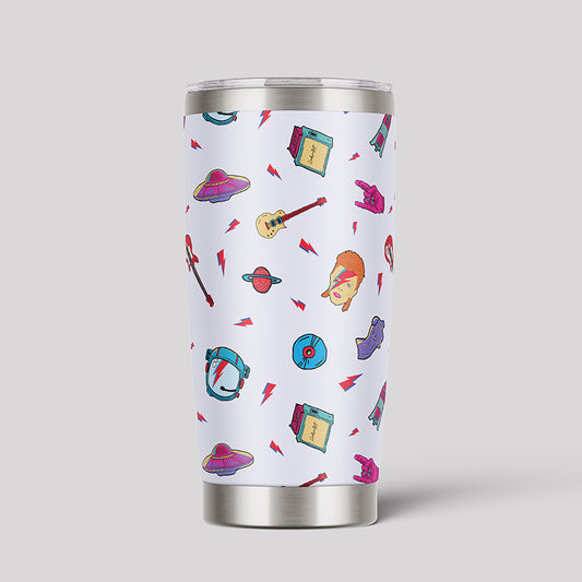 David Bowie Space Geeks Tumbler