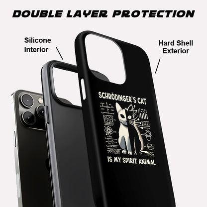 Schrodinger's Сat Science Geek Phone Case