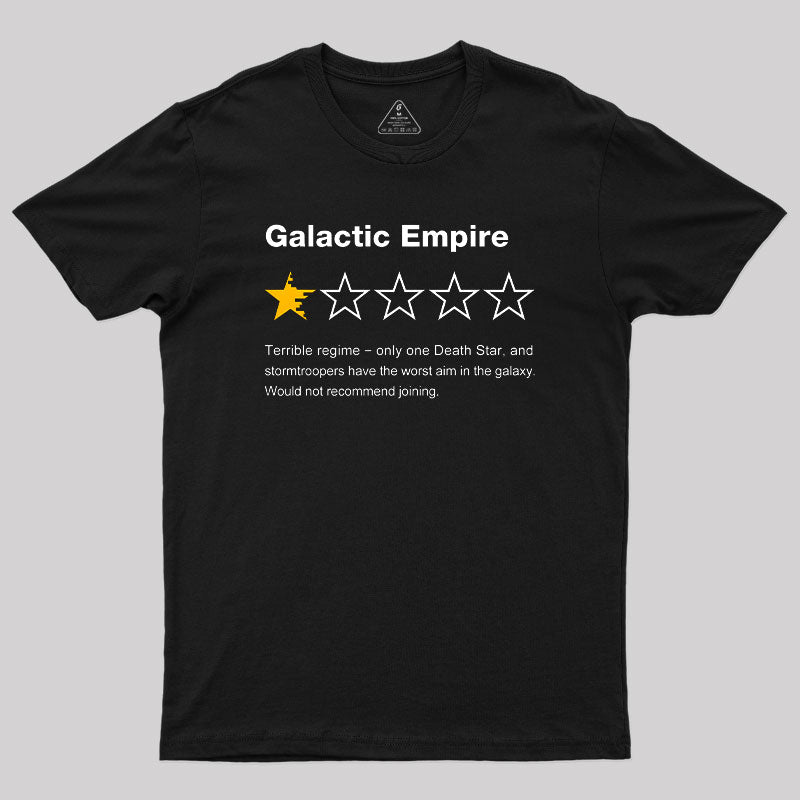 Galactic Empire Review T-Shirt