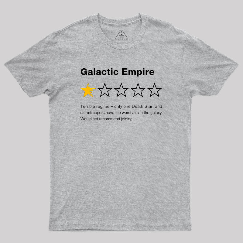 Galactic Empire Review T-Shirt