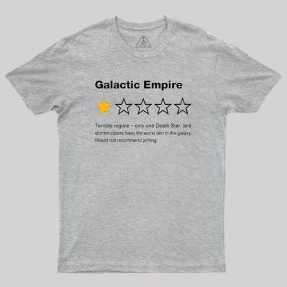 Galactic Empire Review T-Shirt