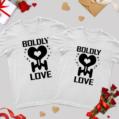 Boldly Love Geek Couple T-Shirt