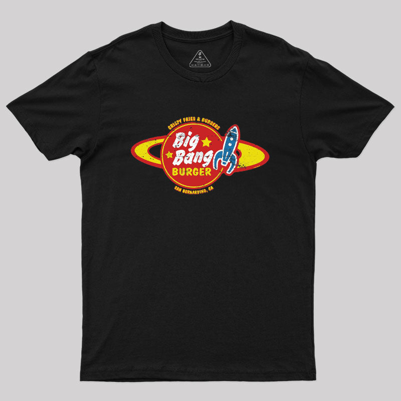 Big Bang Burger Worn Geek T-Shirt