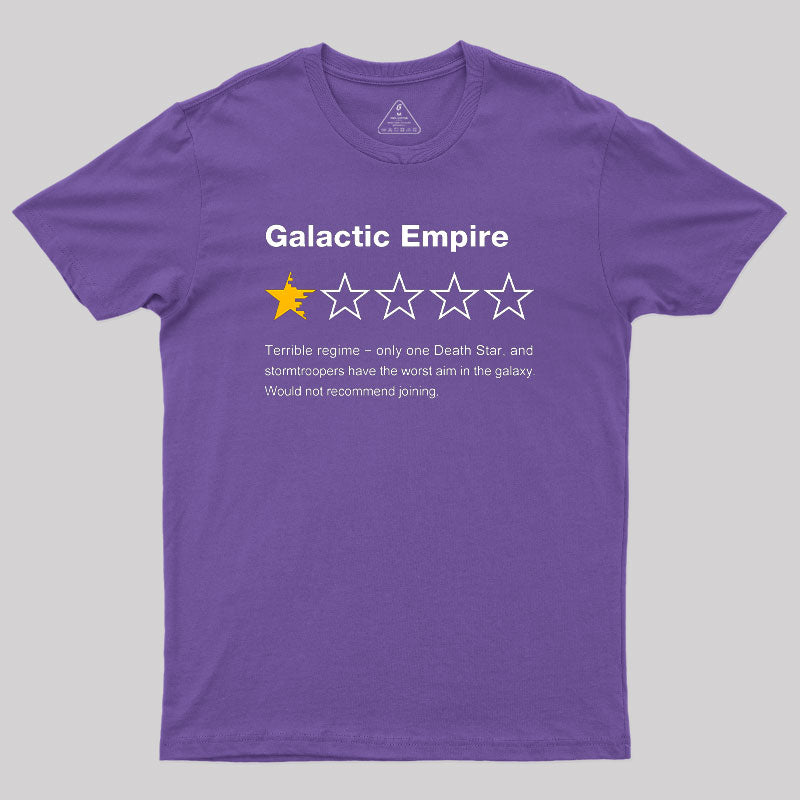 Galactic Empire Review T-Shirt