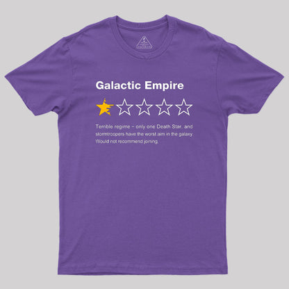 Galactic Empire Review T-Shirt