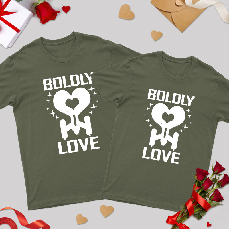 Boldly Love Geek Couple T-Shirt