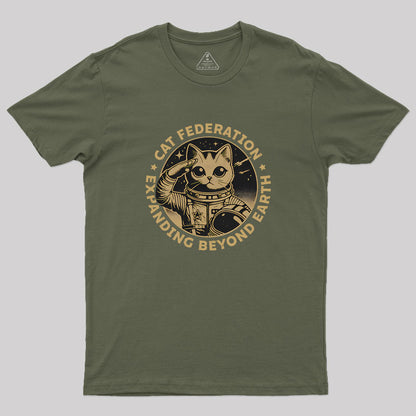 Universal Domination Cat Geek T-Shirt