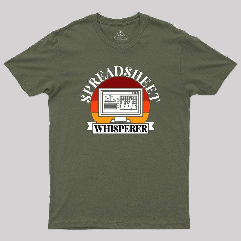 Spreadsheet Whisperer Geek T-Shirt