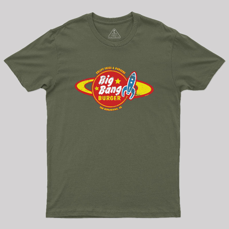 Big Bang Burger Worn Geek T-Shirt