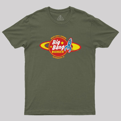 Big Bang Burger Worn Geek T-Shirt