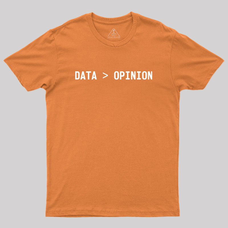 DATA > OPINION Geek T-Shirt