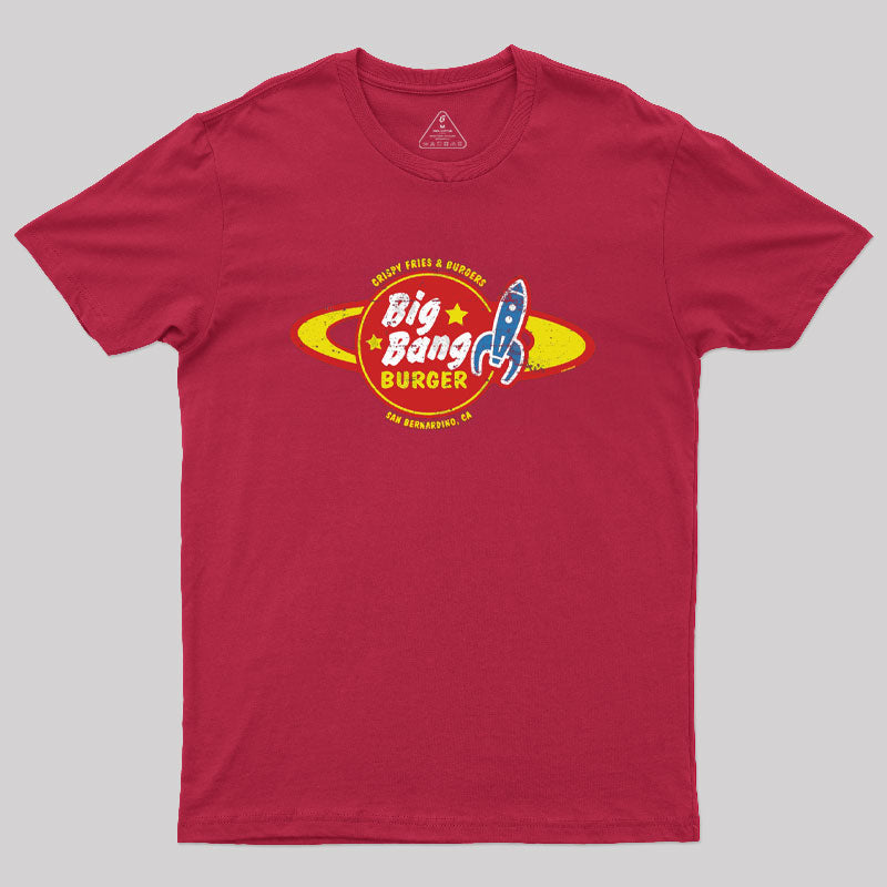 Big Bang Burger Worn Geek T-Shirt