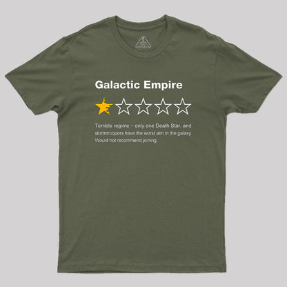 Galactic Empire Review T-Shirt