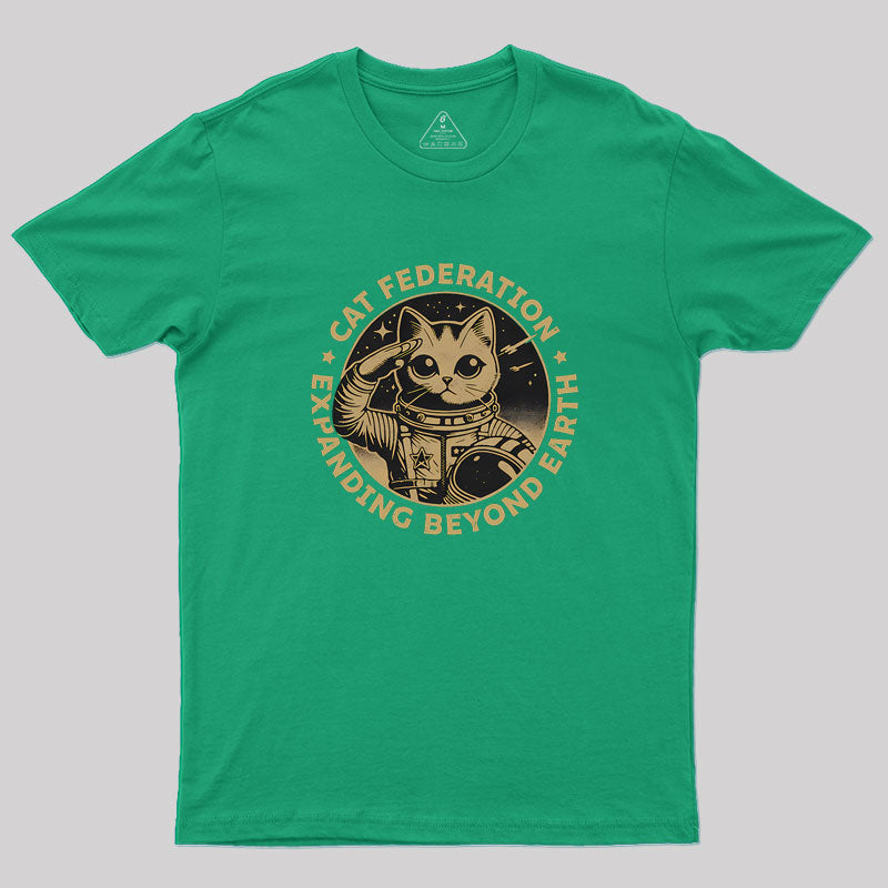 Universal Domination Cat Geek T-Shirt