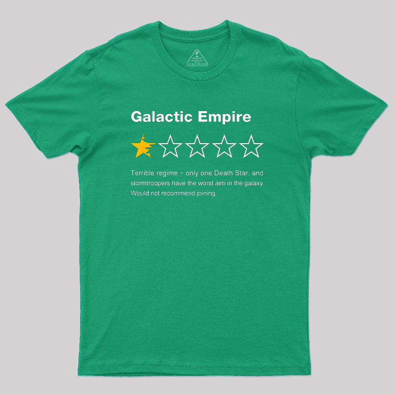 Galactic Empire Review T-Shirt