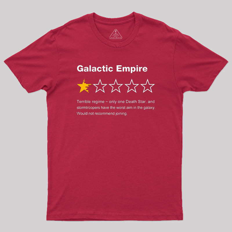 Galactic Empire Review T-Shirt