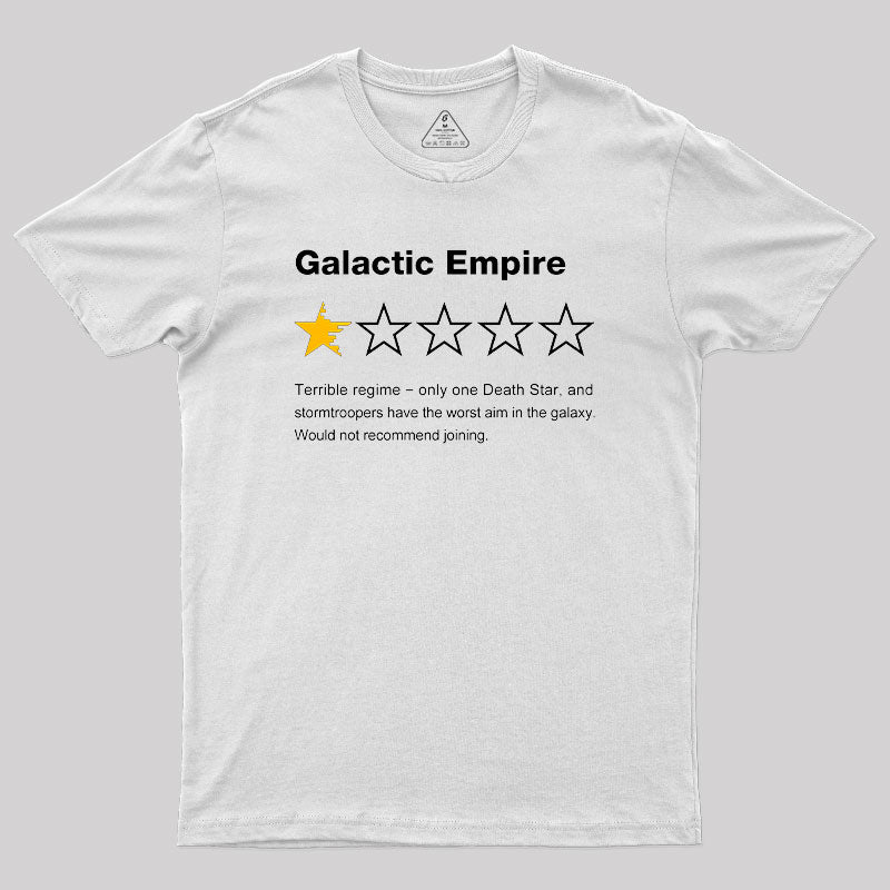 Galactic Empire Review T-Shirt