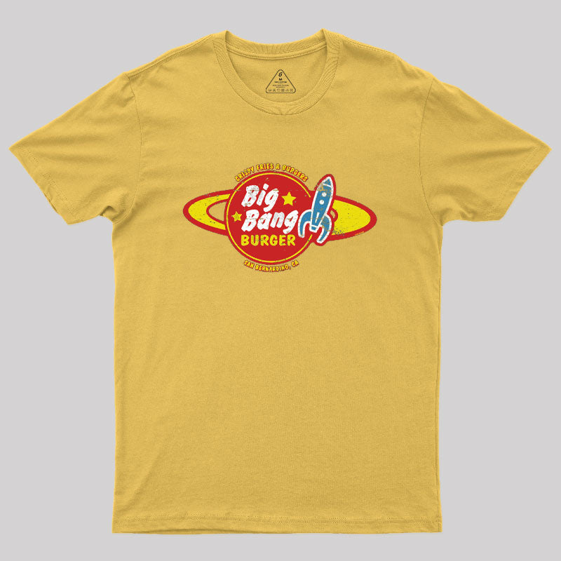 Big Bang Burger Worn Geek T-Shirt