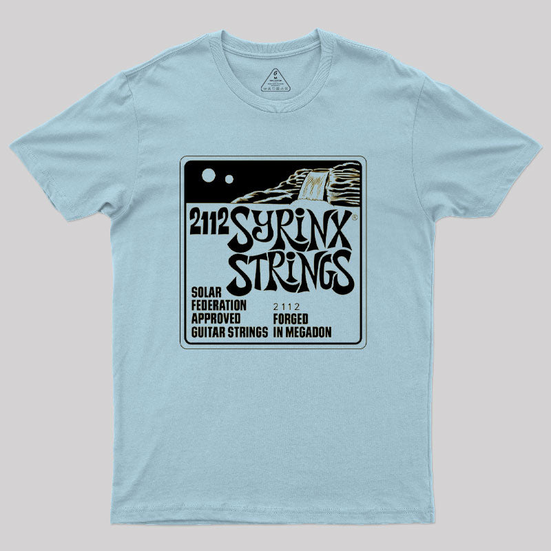 Syrinx Strings 2112 Rush T-Shirt