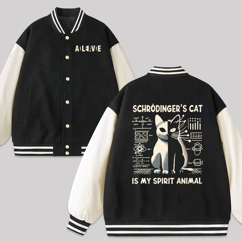 Schrödinger's Cat ADLEIAVDE Baseball Jacket