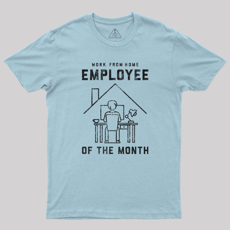 Work From Home Employee Of The Month Coronavirus T-Shirt