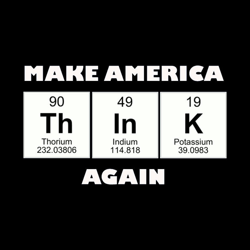 Make America Think Again Geek T-Shirt