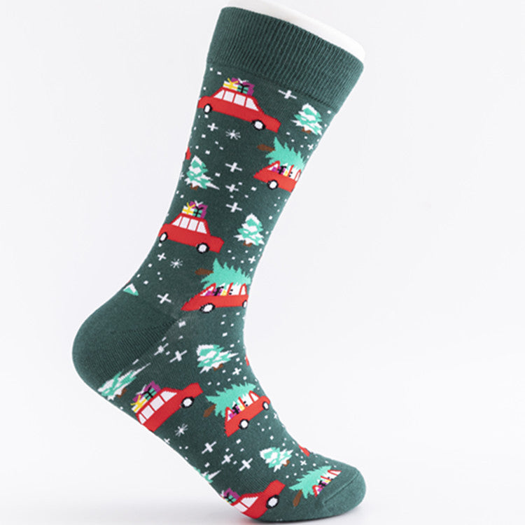 Christmas Element Casual Men's Socks