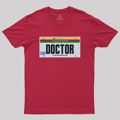 TARDIS and Registration T-Shirt