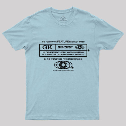 Rated Geek T-Shirt