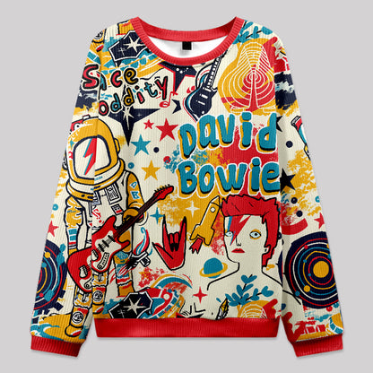 David Bowie Space Oddity Knit Sweatshirt