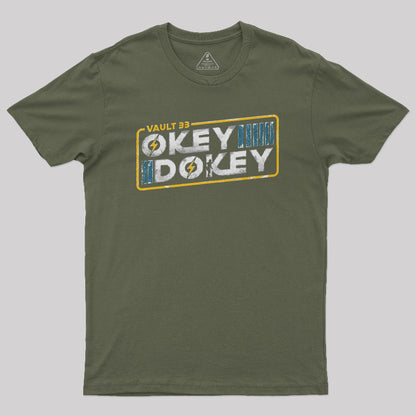 Okey Dokey Vault 33 Geek T-Shirt