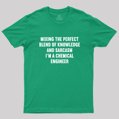 Mixing The Perfect Blend of Knowledge Geek T-Shirt