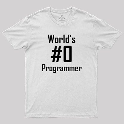 World's #0 Programmer Geek T-Shirt