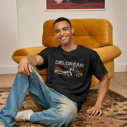 Retro Delorean Geek T-Shirt