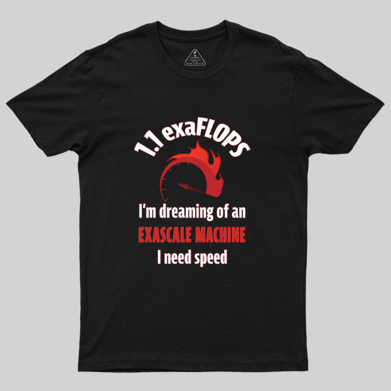 Exascale Machine Supercomputer Geek T-Shirt