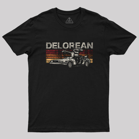 Retro Delorean Geek T-Shirt