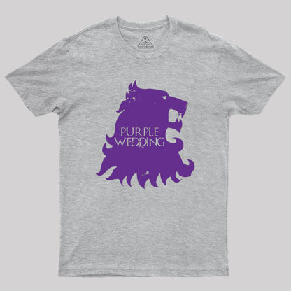 Purple Wedding Geek T-Shirt