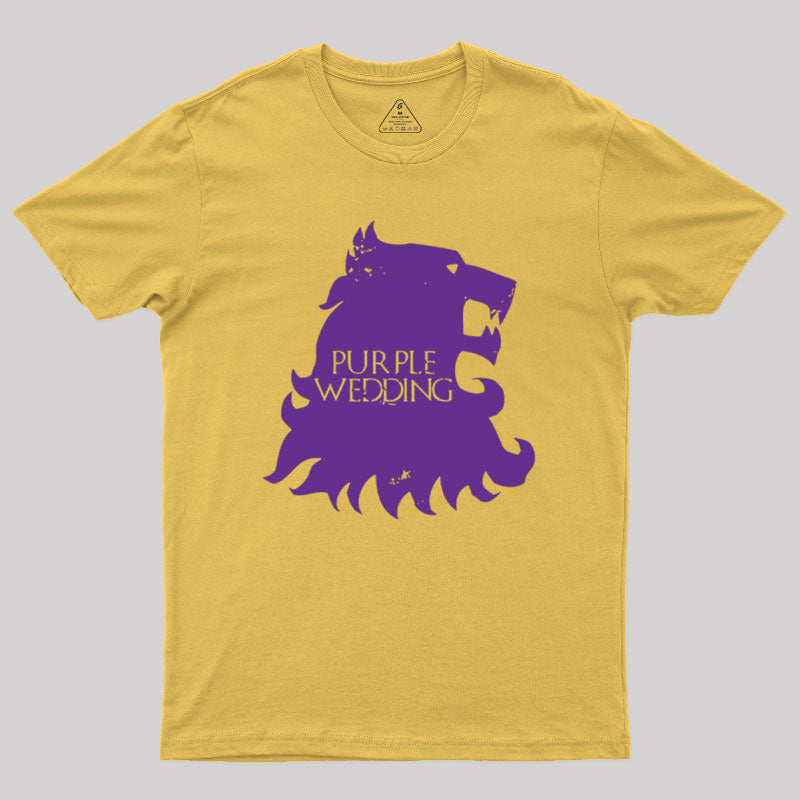 Purple Wedding Geek T-Shirt