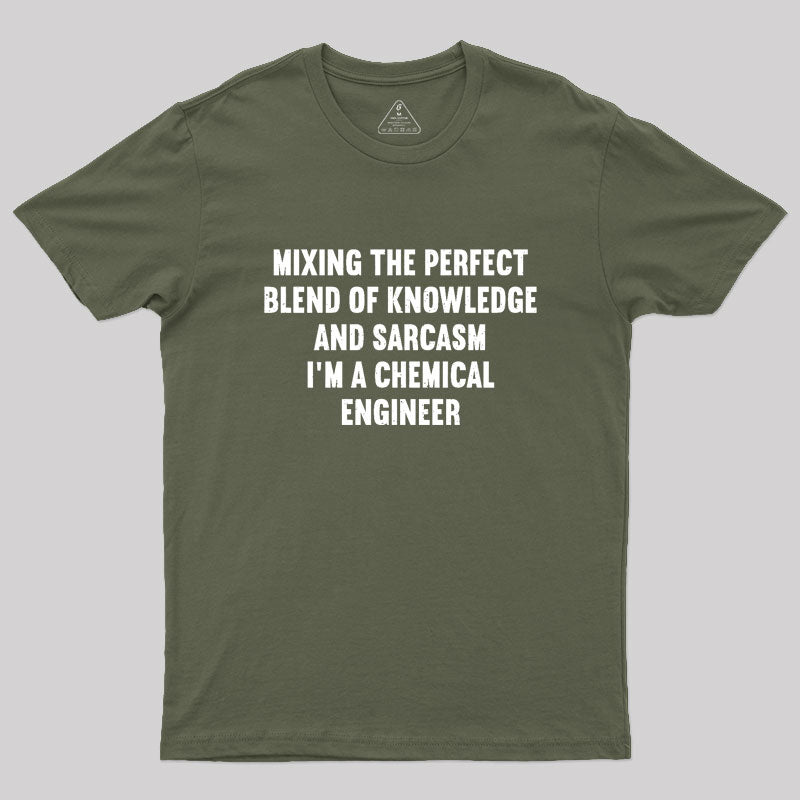 Mixing The Perfect Blend of Knowledge Geek T-Shirt