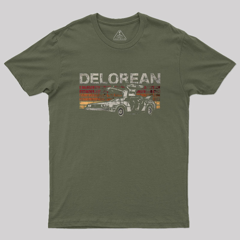 Retro Delorean Geek T-Shirt