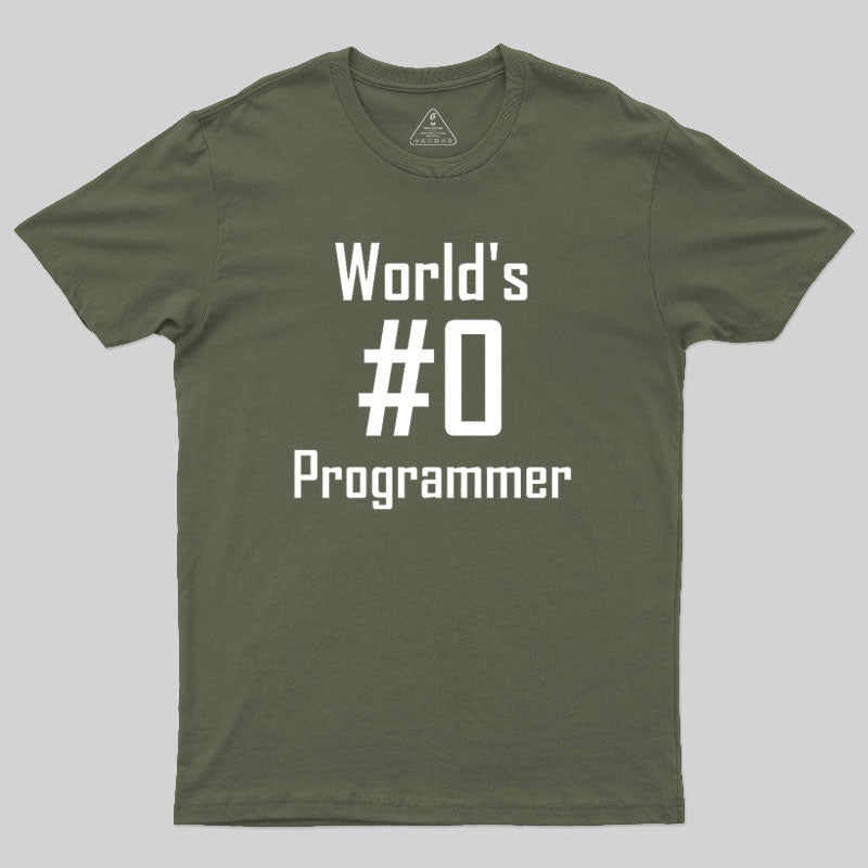 World's #0 Programmer Geek T-Shirt