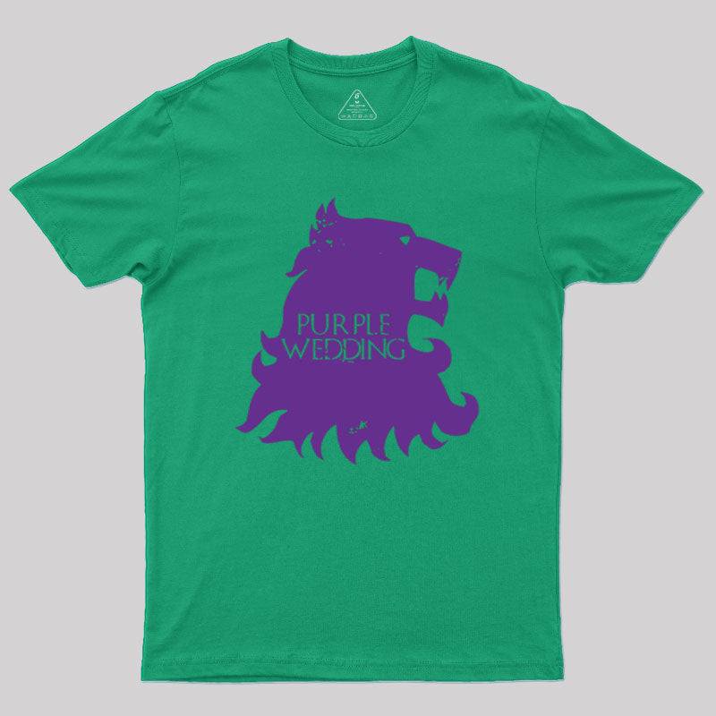 Purple Wedding Geek T-Shirt